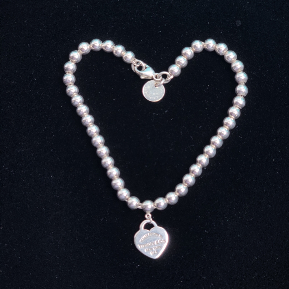 Tiffany Co Return To Tiffany Blue Heart Bracelet - Picture 13 of 14
